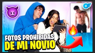 REACCIONANDO A LA PÁGINA AZUL DE MI NOVIO 😈| No sabía que publicaba todo esto