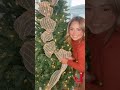 Christmas tree tips! Here is how I style my mesh! #christmas #holidays #christmastree #ribbon