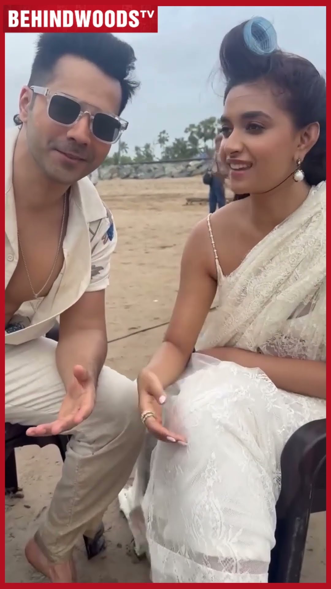 Baby John Shooting Spot-ல Varun Dhawan கூட சேர்ந்து Fun பண்ண Keerthy Suresh ?