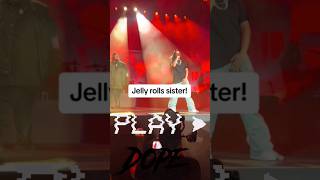 Jelly Roll sister sounds amazing 😍💪🙌 #shorts #jellyroll #countrymusic