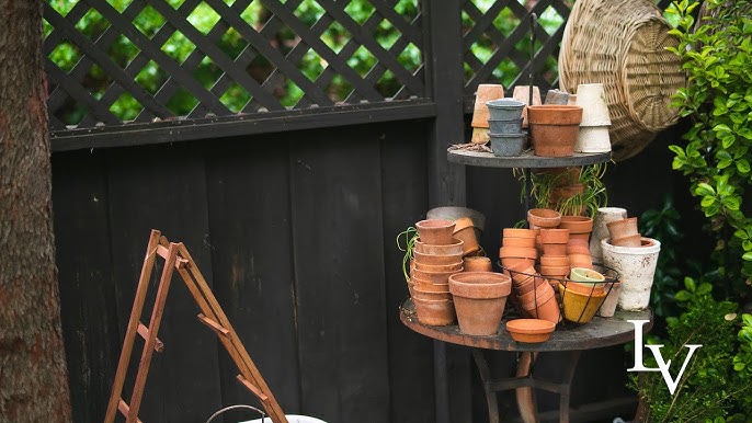 Patio Refresh - Outdoor DIY - How to Paint Ceramic Pots 