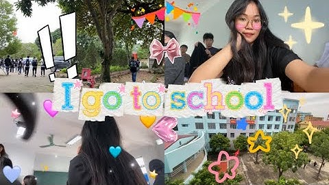 [VLOG] Đi học mọi người thường làm gì . 58s một buổi chiều ở trường của tôi ~~~whatt~~~