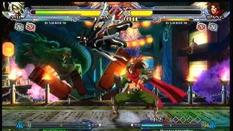 Blazblue Continuum Shift II:Dark Obliske(lambda) vs Hunter Assasins(bang)