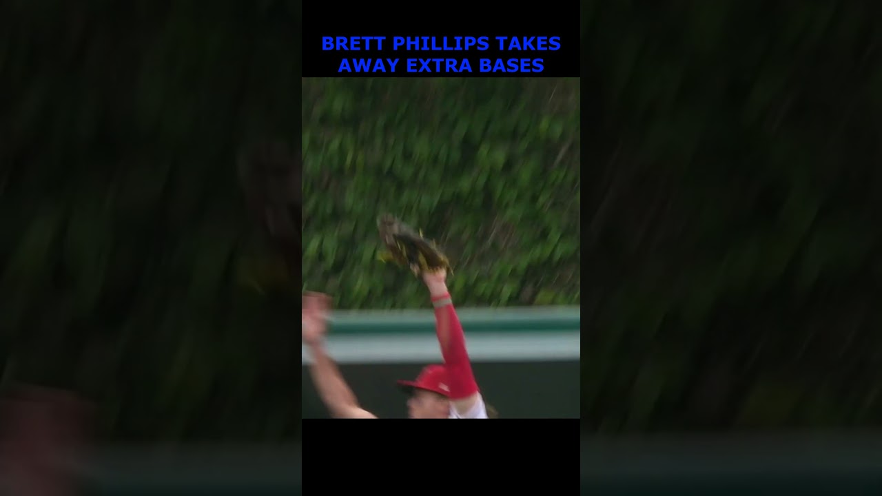 Brett Phillips delivered the greatest pitcher* web gem in American history  on Monday, This is the Loop