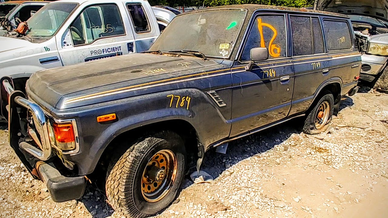 1986 Toyota Land Cruiser 4x4 Junkyard Find YouTube