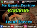 ME QUEDO CONTIGO Leoni Torres Karaoke (Tema Original   Coros)