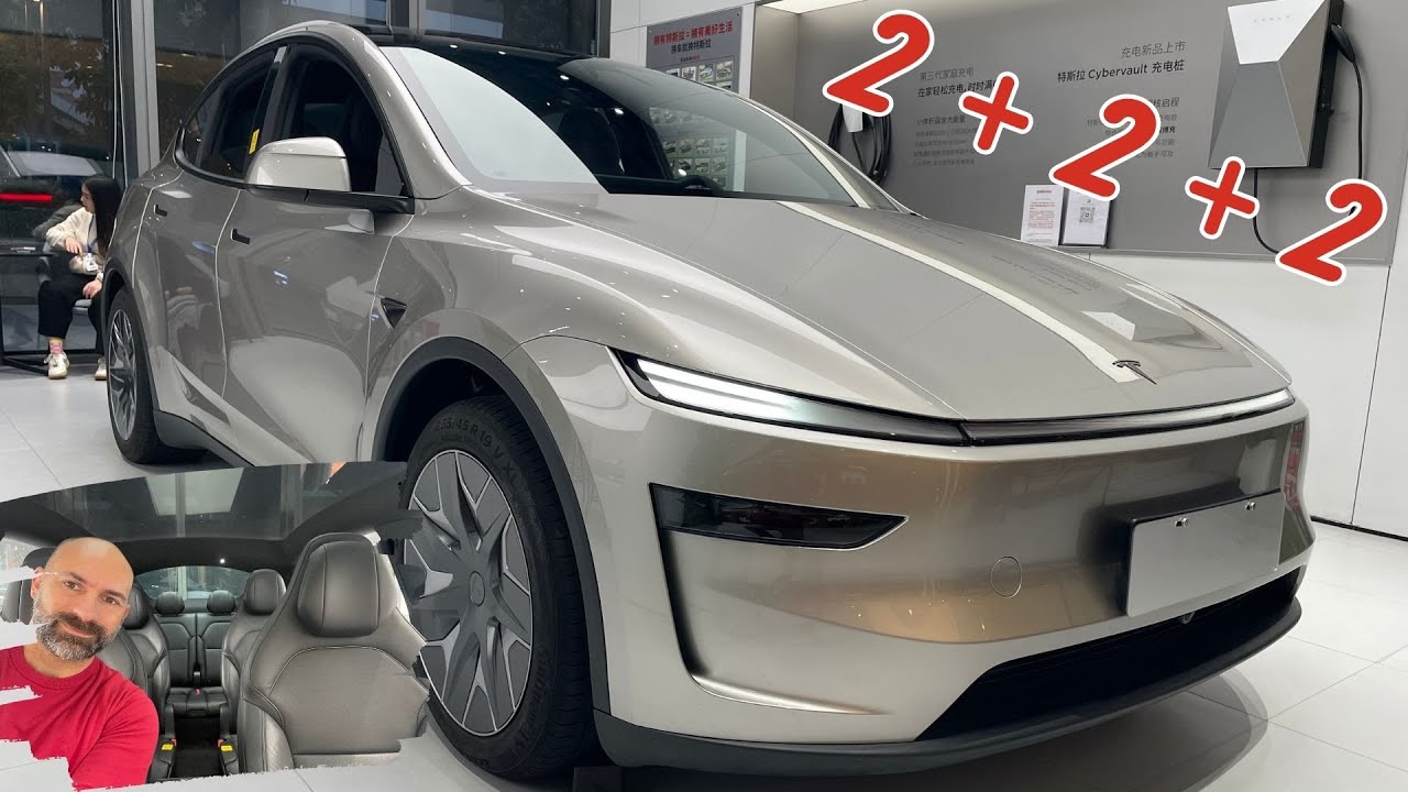 6 posti VERI e comodi per Model Y L, ma solo in Cina (per ora)