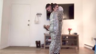 CAN WE GET OUT OF THE TAPE? *HILARIOUS*