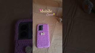 Cute Crochet Mobile Cover 💖✨ #shorts #crochet #phonecase #viral