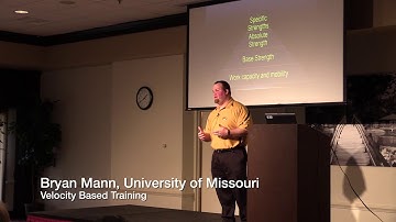 Flashback Friday, The 2015 Seminar: Dr. Bryan Mann, Velocity Based Training