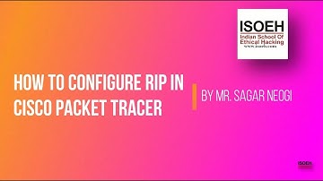How to Configure RIP in Cisco Packet Tracer?