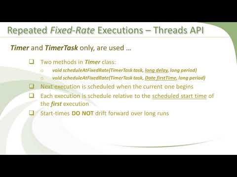 Scheduling Tasks For