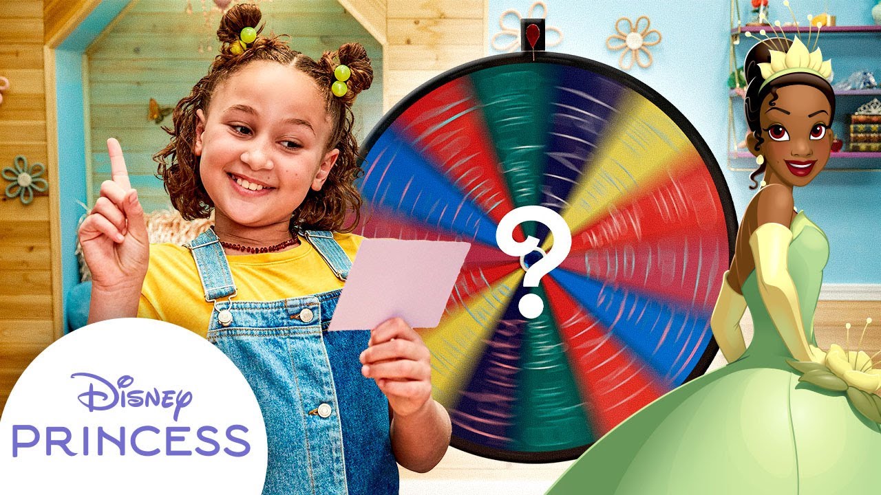 Spin the Wheel & Test Your Knowledge with Princess Tiana | Disney Princess Club