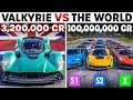 Forza horizon 5  aston martin valkyrie vs the world  the new king of the hyper cars