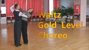 Waltz Gold Level Choreography | Double Reverse Spin, Open Telemark