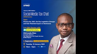Social Media Tax Chat- January 2022 Edition