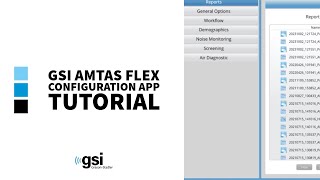 GSI AMTAS - Configuration App Tutorial on AMTAS Flex