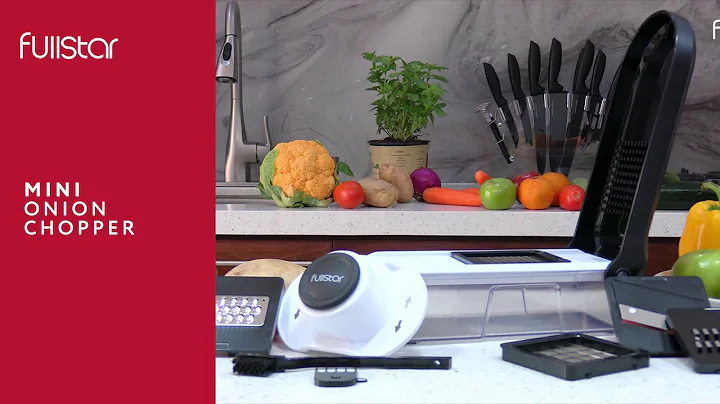 Fullstar 6-in-1 Compact Onion Chopper | Step-by-Step Instructions | How to use