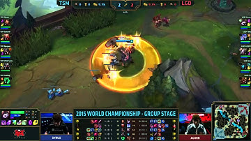 TSM vs LGD Gaming   Day 4 Game 1 Group D S5 World Championship 2015   Team Solomid TSM vs LGD D4G1