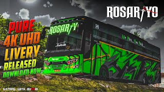Rosariyo പടവീടൻ 💚✨ Livery for jetbus | download now #gaming_with_bussid screenshot 5