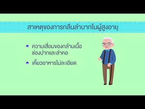 ภาวะการกลืนลำบากในผู้สูงอายุ | สารคดีสั้นให้ความรู้