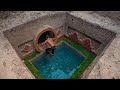 How To Build Private Underground Tunnel House and Swimming Pool in 15 days