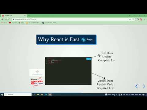 Virtual DOM in React 8|React| real dom vs virtual dom react js|Why React is Fast?|#navyatechsolution