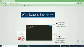 Virtual DOM in React 8|React| real dom vs virtual dom react js|Why React is Fast|#navyatechsolution