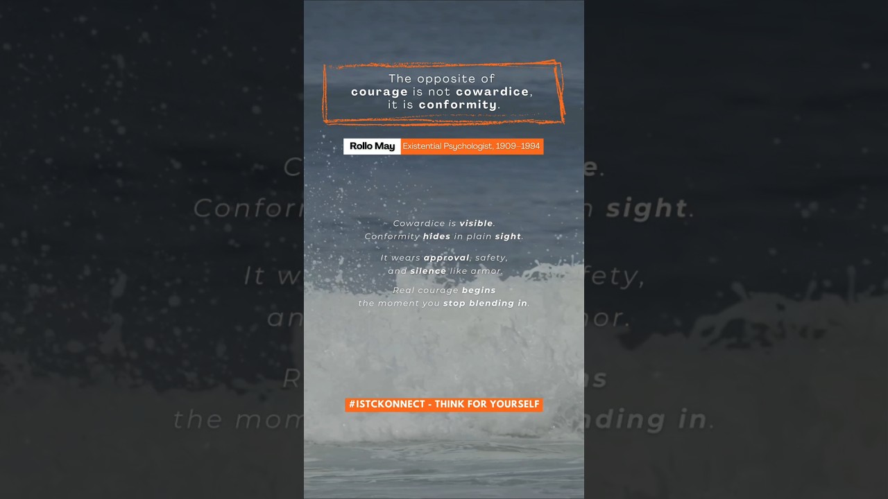 Courage Isn’t Cowardice — It’s Non-ConformityDescription