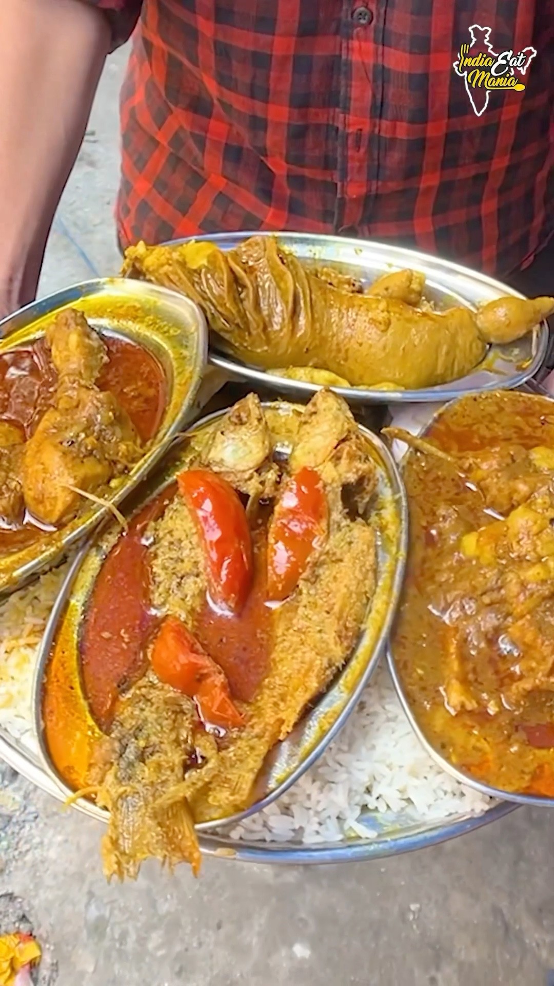 Unlimited Bhokal Non-Veg Thali Rs. 350/- Only #bihar #shorts