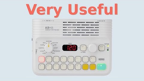 Korg KR-11 Does Some Drums