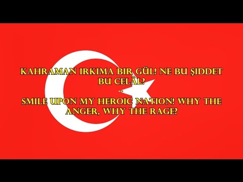 Videobillede: National Anthem of Turkey - İstiklâl Marşı (TR/EN lyrics)