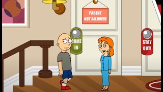 Rosie Pushes Clic Caillou Down The Stairsgrounded Remastered