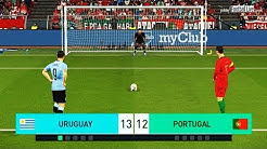 PES 2018 | URUGUAY vs PORTUGAL | Penalty Shootout | Suarez vs Ronaldo | Gameplay PC