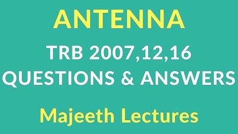 TRB 2007,12,16 Q&A - ANTENNA