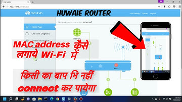 How To Enable Mac filter in Huawei Wifi ( Huwaie Wi-Fi main mac Address kaise lagaye )