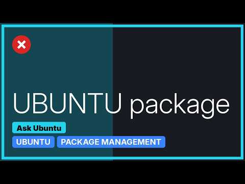 Ubuntu: Package operation failed in package management