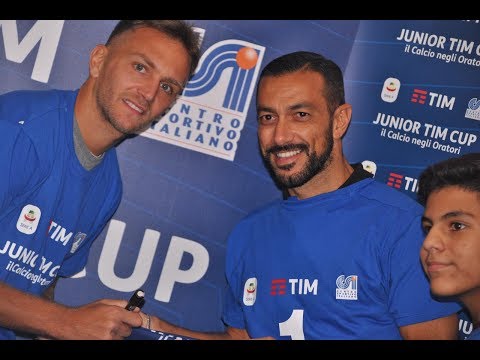 Junior TIM Cup, presentazione ufficiale allo Stadio Ferraris con Criscito e Quagliarella