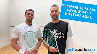 NEW Tecnifibre Slash 120 squash racket review with Mostafa Asal