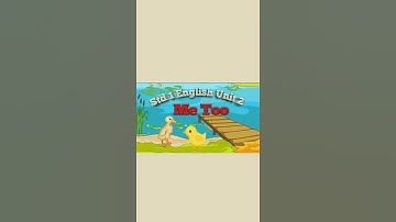 Std 1 English Unit 2 / Me Too std 1 english story / kerala syllabus / # hashi creations