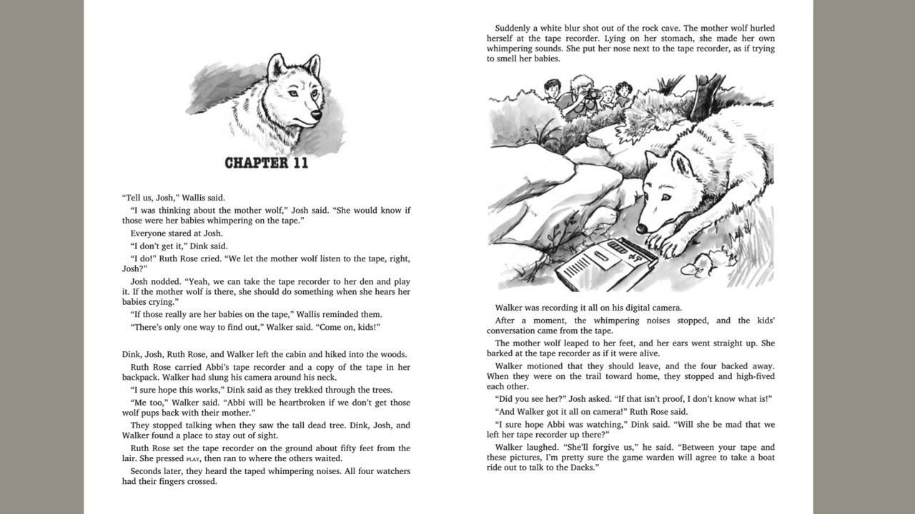 A - Z Mysteries: The White Wolf Chapters 10, 11, & 12