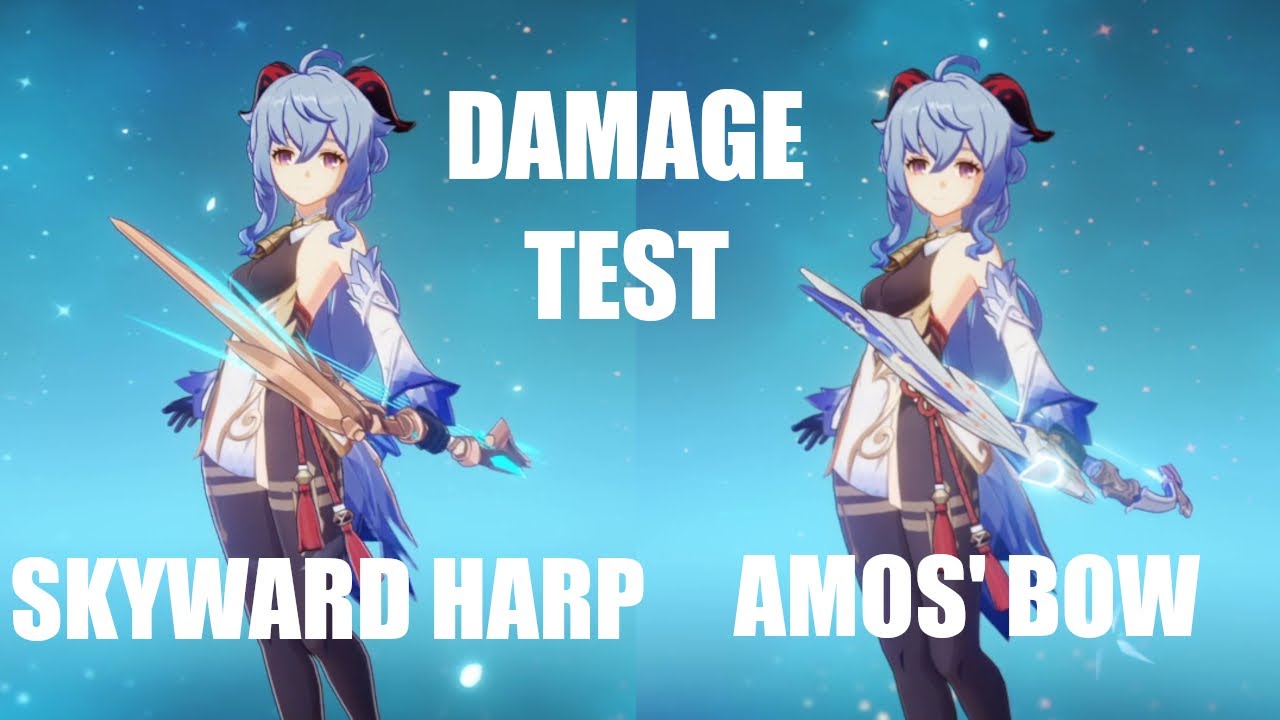 Amos Bow Vs Skyward Harp For Ganyu Should You Pull On The Weapon Banner Genshin Impact Youtube