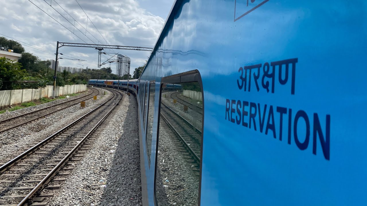 Sound of Train Wheels on Curves | Passenger Railcar Curve Negotiation | Indian Railways | #shorts