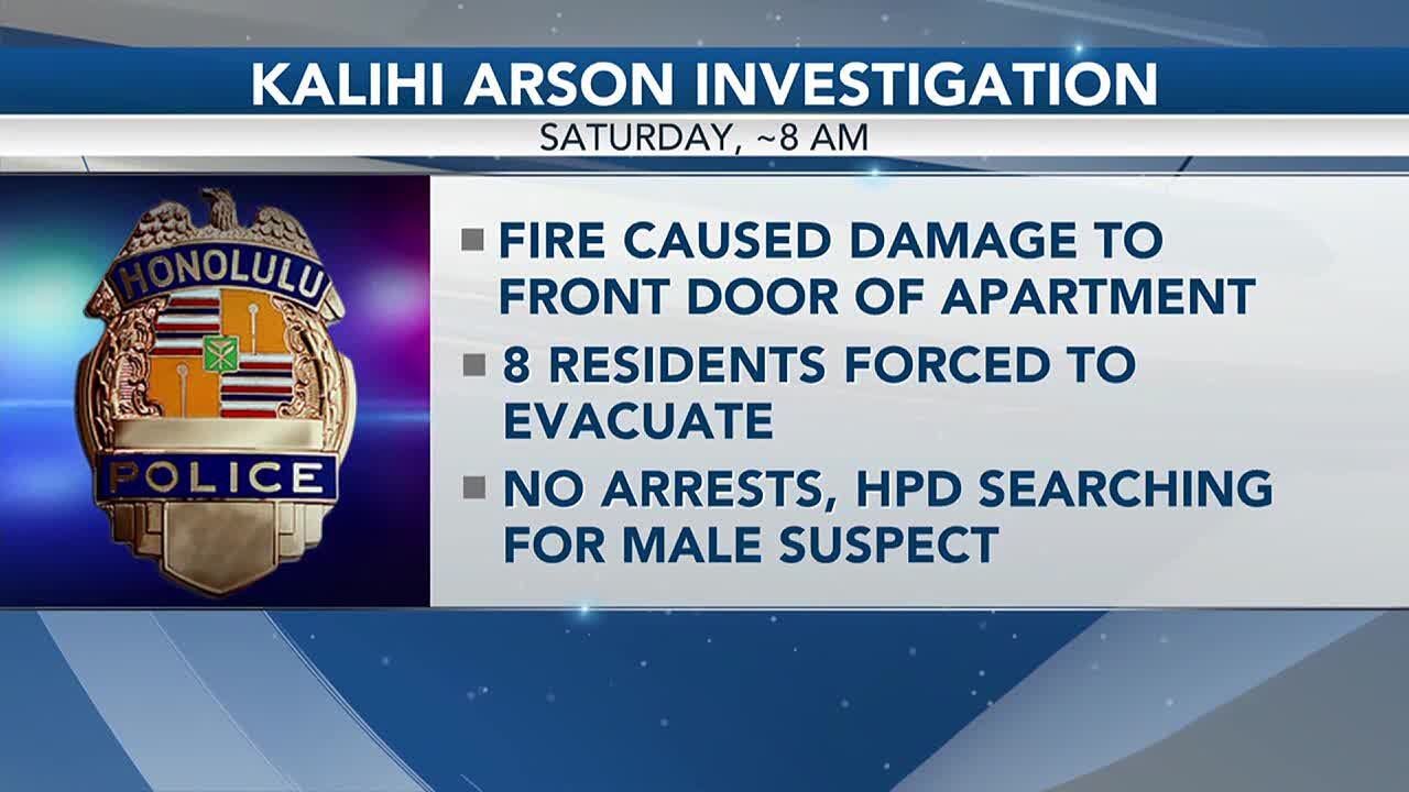 Arson investigation underway after a fire at Kalihi apartment building ...