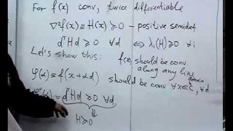 Lecture 6 (Hebrew, in class): Convexity, local and global minima