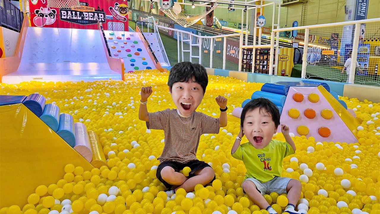 Yejun Family Visit Indoor Playground for Kids Balls, Slides, Toy