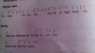 Tuhan, Holan Ho, Mual ni Ngolungku -Psalmen V Perayaan Malam Paskah Edisi Batak do=c Toba