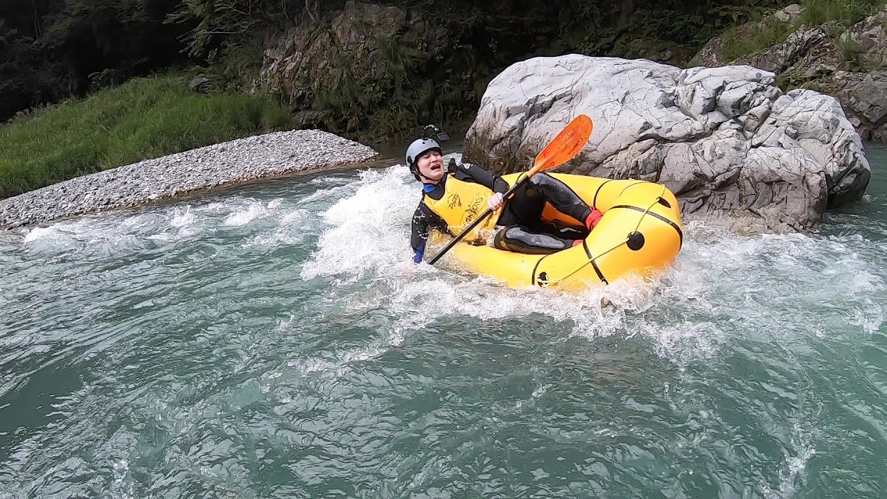 激流川下りで大絶叫！オーイシ加藤の夏休み【パックラフト】