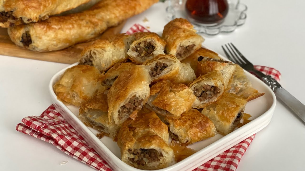 ARTIK PASTANEDEN ALMIYORUZ✋AZ MALZEMELİ KOLAY SARIYER BÖREĞİ TARİFİ