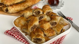 ARTIK PASTANEDEN ALMIYORUZ✋AZ MALZEMELİ KOLAY SARIYER BÖREĞİ TARİFİ